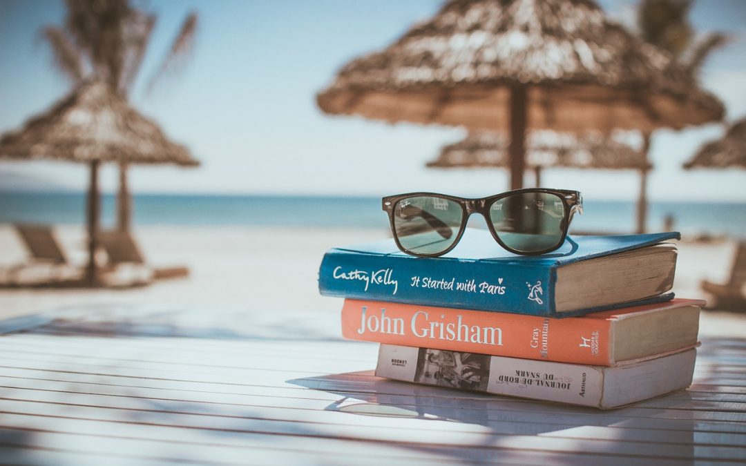 books on the beach